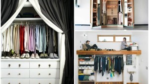 15 практичных идей для мини-гардеробной
