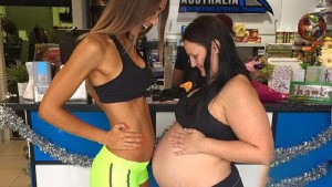 Как выглядит беременная фитнес-модель